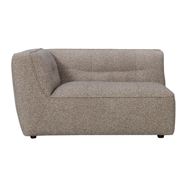 NED Collections Grace Sofa 1 Seater Left Arm - Fawn Cloud